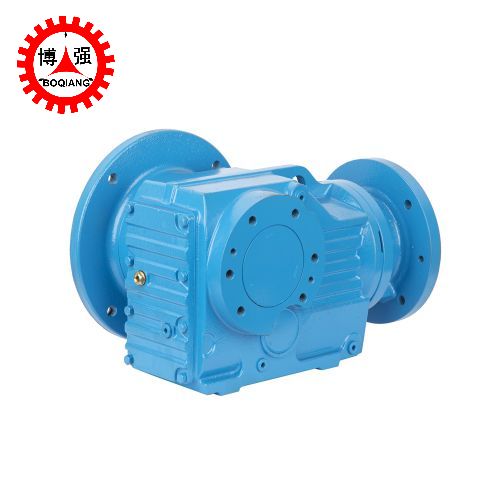 KF實心軸法蘭安裝斜齒-螺旋錐齒輪減速機