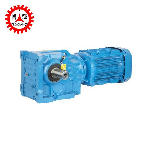 K實心軸輸出斜齒-螺旋錐齒輪減速機